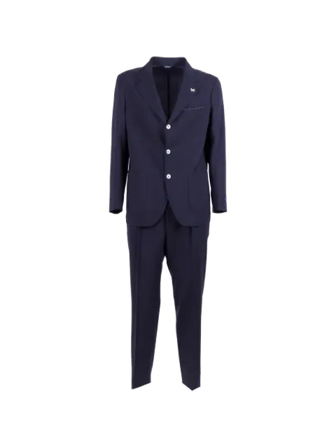 Tombolini Zero Gravity single-breasted wool suit Blue A132EK80