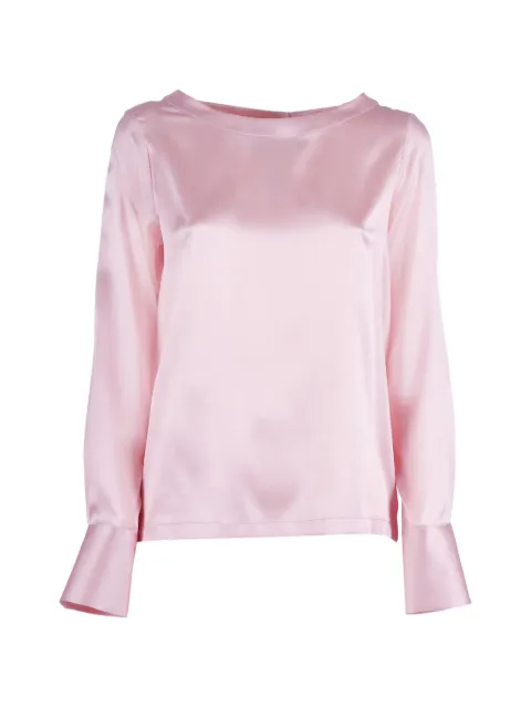 Mazzarelli Angie B boat-neck blouse Pink 2903