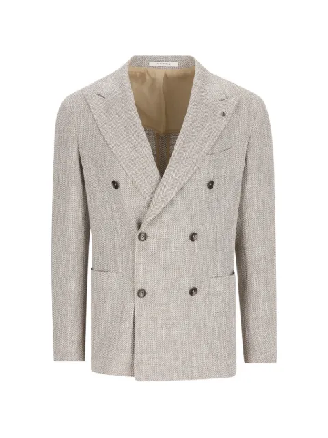 Tagliatore double-breasted button blazer Neutrals 1SVS20KET