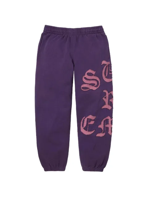 Supreme elasticated-cuffs track pants Purple SU27151