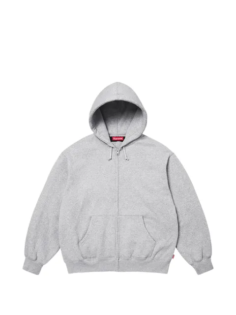 Supreme cut-out zip-up hoodie Grey SU27154