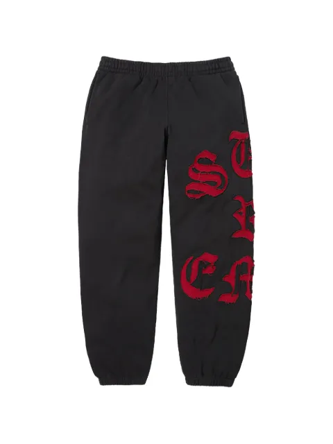 Supreme logo-print track pants Black SU27152