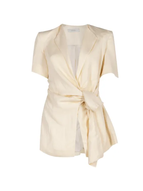 Faithfull Ida knot blouse Neutrals FF4380