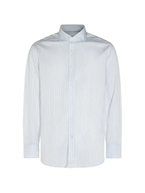 Brunello Cucinelli striped button shirt White MA6930028C011