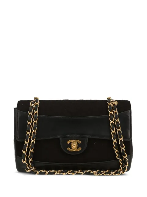 CHANEL Pre-Owned 1991 leather chain handbag Black 428736