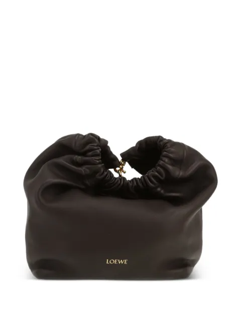 Loewe Pre-Owned Squeeze leather handbag Brown 428320