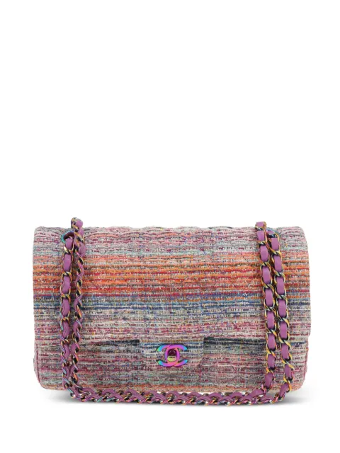 CHANEL Pre-Owned 2020 Timeless Classic logo chain shoulder bag Pink 427893