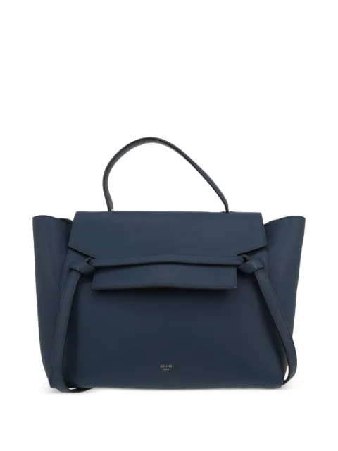 Celine Pre-Owned 2010s mini Belt leather tote bag Blue 424816