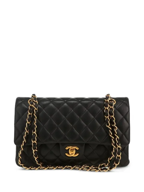 CHANEL Pre-Owned 2020s Timeless Classic leather shoulder-bag Black 421745