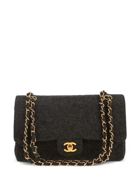 CHANEL Pre-Owned 1991 Timeless Classic shoulder bag Grey 421341