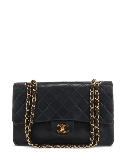 CHANEL Pre-Owned 1990s Timeless Classic leather shoulder-bag Blue 416775
