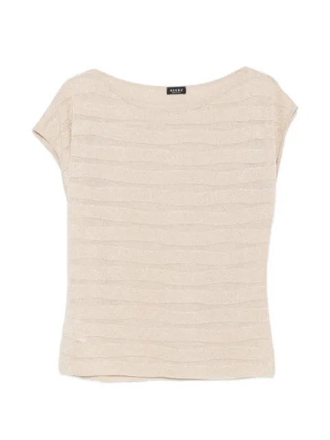Neera ribbed top Gold 16406