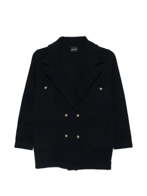 Neera star-motif double-breasted blazer Blue 16778