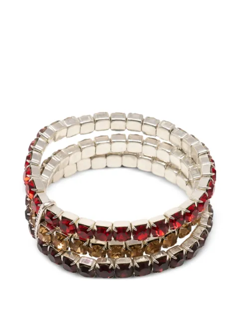ISABEL MARANT crystal-embellished bracelet Silver BR0249FAD2B13B