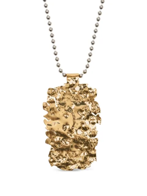 ISABEL MARANT textured long necklace Gold SA0024FAD2B10B