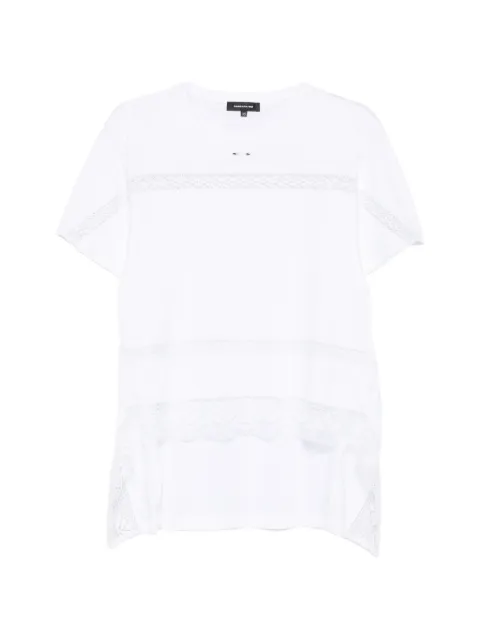 Barbara Bui lace-trim T-shirt White H1462HME