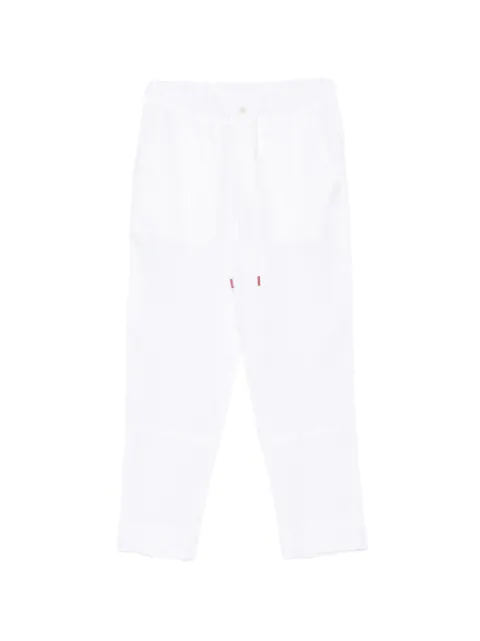 Kiton linen trousers White UPN004H0969002002
