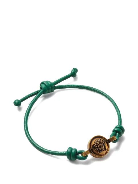 Versace Medusa leather bracelet Green 10244821A00637