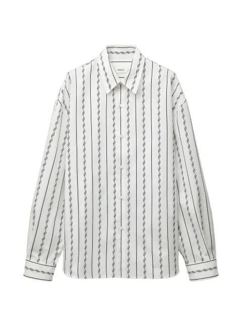 Versace Greca jacquard shirt White 10237951A18456