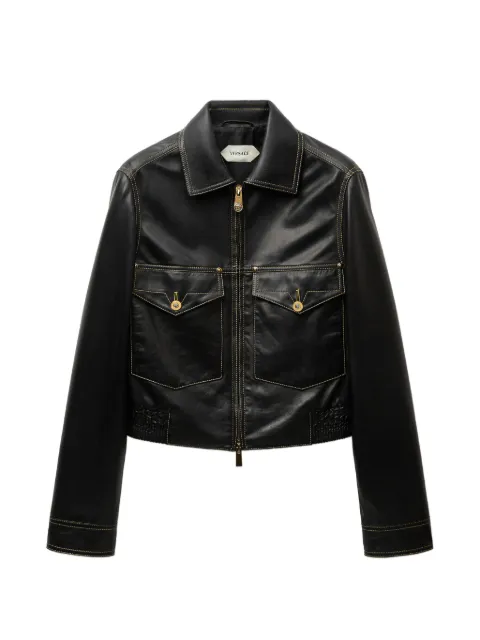 Versace nappa blouson Black 10257071A18381