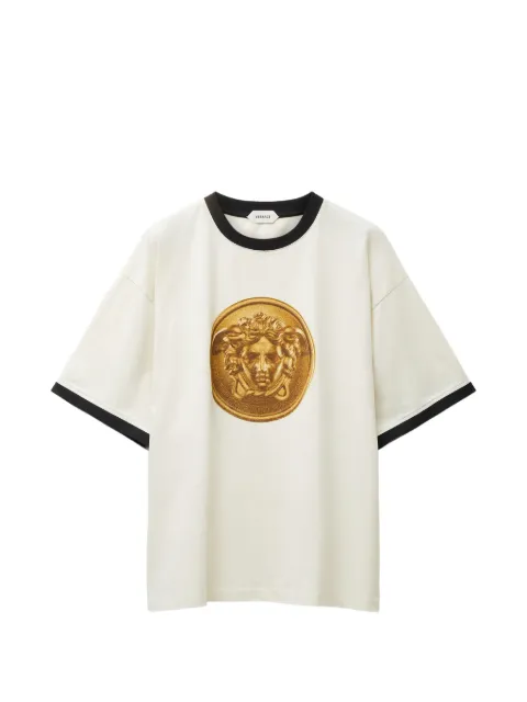 Versace printed cotton T-shirt White 10260931A18735