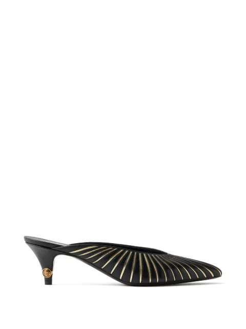 Versace Gianni nappa mules 55 mm Black 10260601A00198