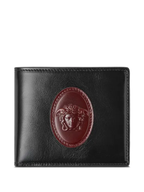 Versace Roomy leather wallet Black DPU67371A18566