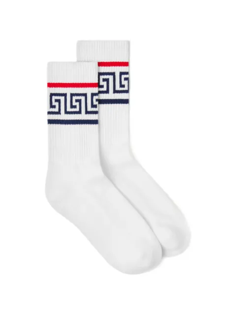 Versace cotton ribbed socks White 10088351A18843