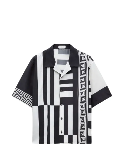 Versace printed cotton-silk shirt Black 10257031A18711