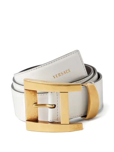 Versace leather belt 4 cm White 10241971A17848