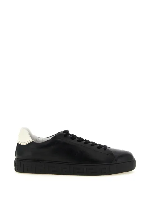 Versace Greca leather sneakers Black 10242061A18384