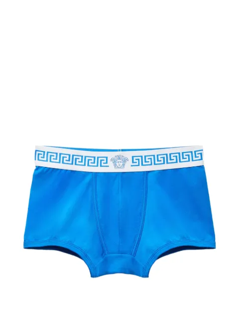Versace cotton-jersey trunks Blue 10242261A17881