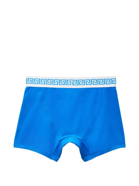 Versace cotton-jersey trunks Blue 10242271A17881