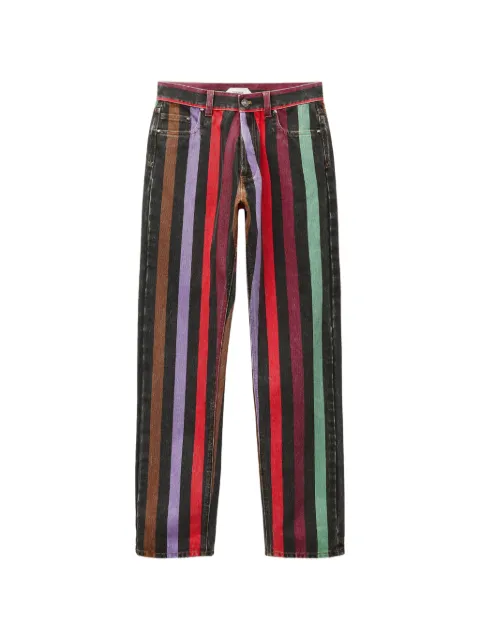 Versace striped straight jeans Blue 10245691A18386