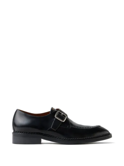 Versace Primo leather monk straps Black 10248021A14457