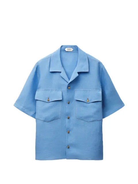 Versace linen shirt Blue 10256451A18546