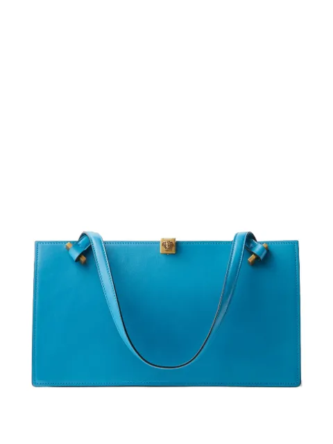 Versace Severine leather tote bag Blue 10232451A17453