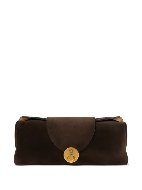 Versace Vivian suede clutch Brown 10248601A18528