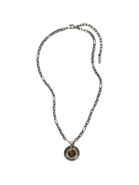 Versace logo tag necklace Silver 10261421A00620