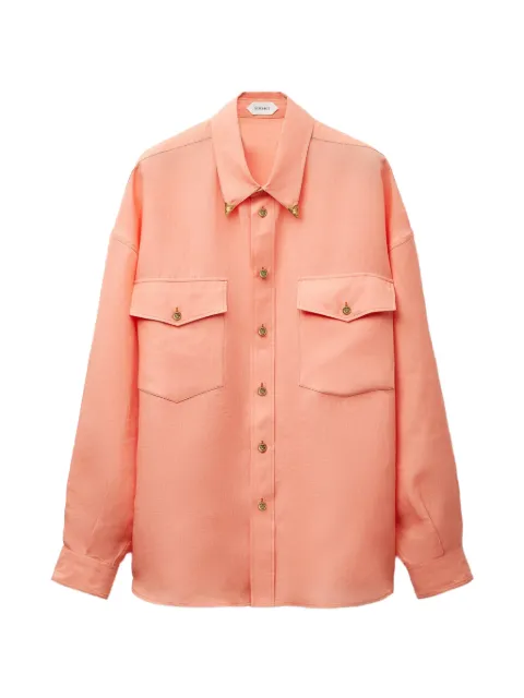 Versace linen loose shirt Pink 10256441A18546