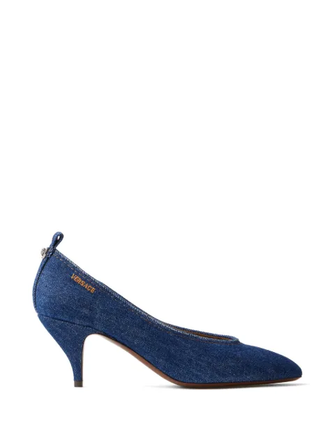 Versace Tina denim pumps 65 mm Blue 10244391A18560