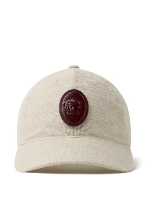 Versace cotton & linen baseball cap Neutrals 10248861A18100
