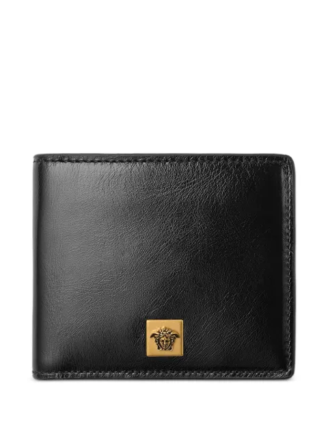 Versace Medusa plaque bifold wallet Black DPU67371A18568