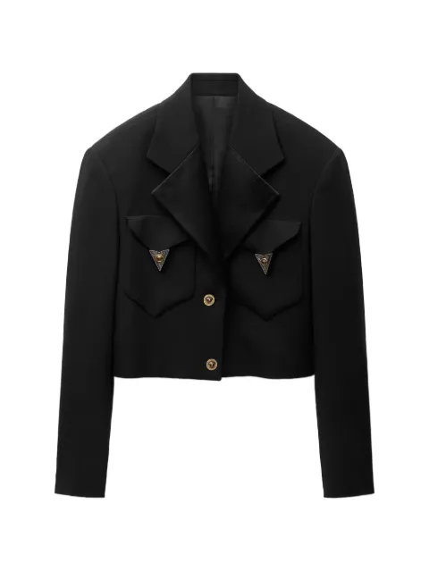 Versace Medusa-hardware cropped jacket Black 10258751A18305