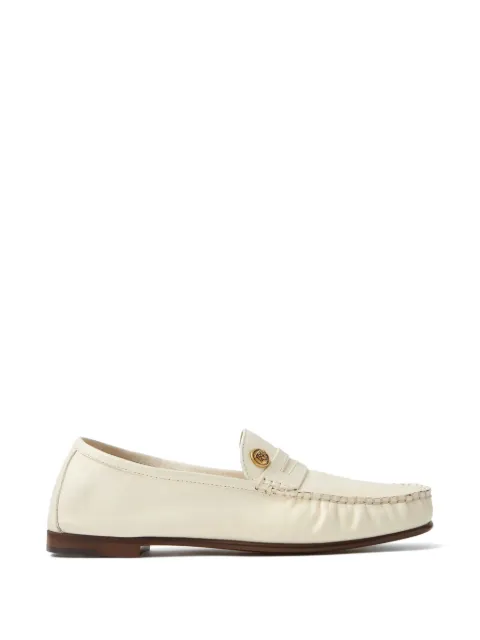 Versace Guanto leather loafers Neutrals 10253771A17346