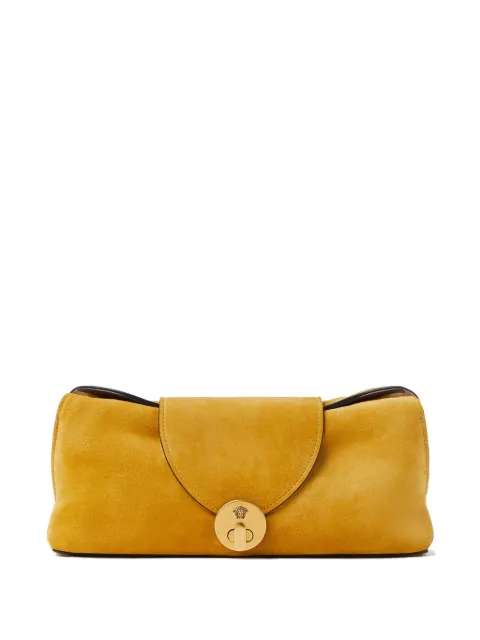 Versace Vivian suede clutch Yellow 10248601A18528