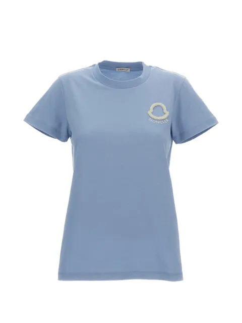 Moncler logo-detail T-shirt Blue L10938C0006189AUO