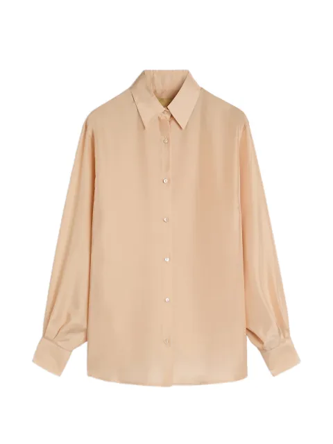 MOMONÌ Akemi long-sleeve shirt Neutrals 265MMOSH028265MO08
