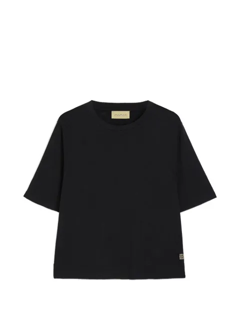 MOMONÌ Noche embroidered T-shirt Black 261MMOTS02026156MO