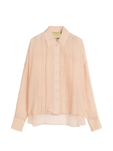 MOMONÌ raw cut bib shirt Pink 265MMOSH016265MO09